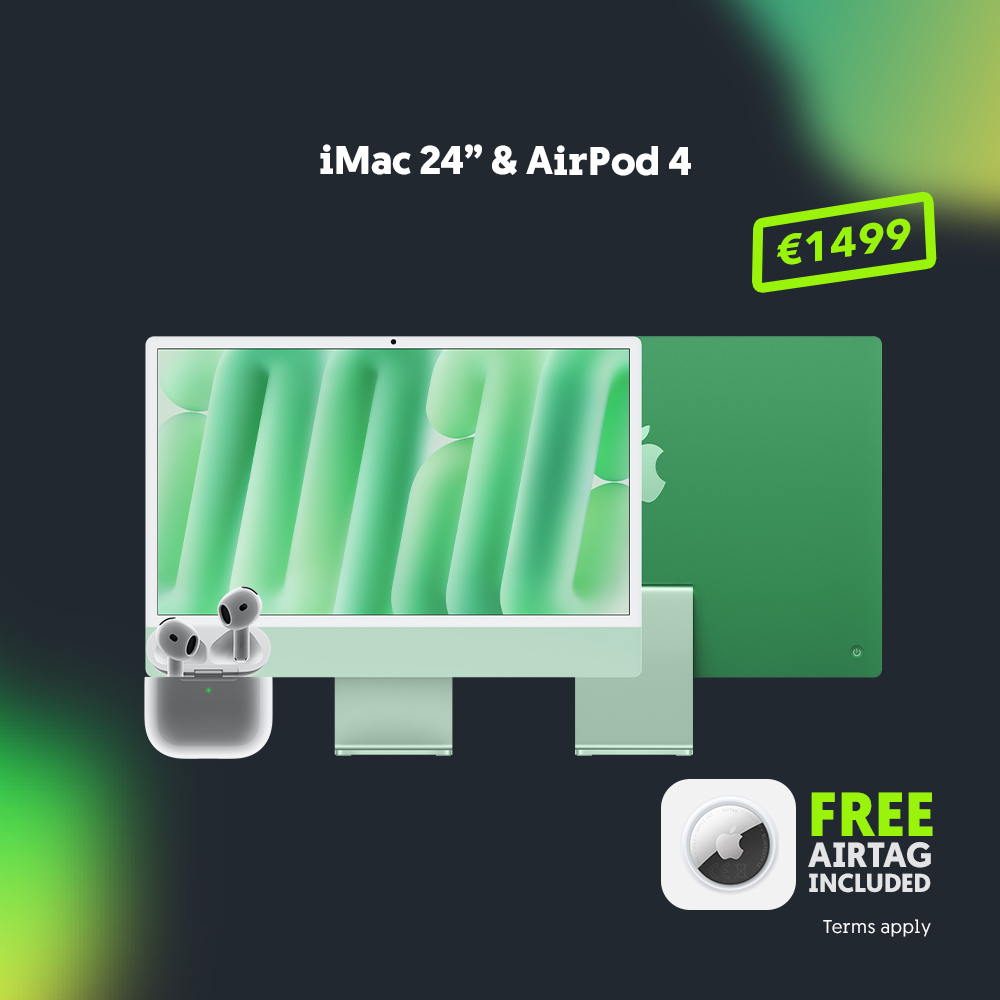 iMac 24 inch and AirPods 4 for €1499